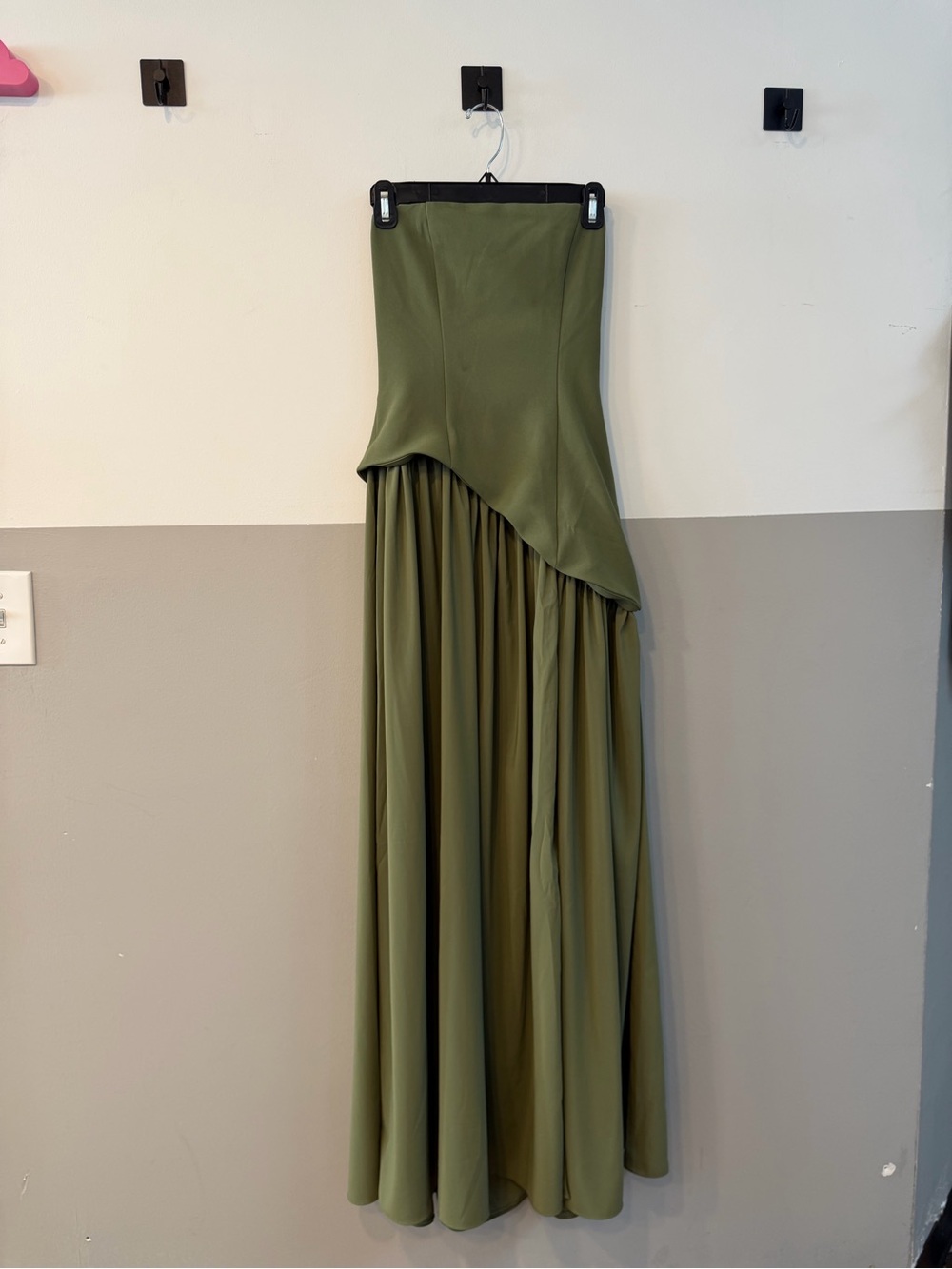 Babyboo Fashion Maliyah Maxi Dress NWT Khaki Corset Wedding Guest Formal M - Picture 9 of 16